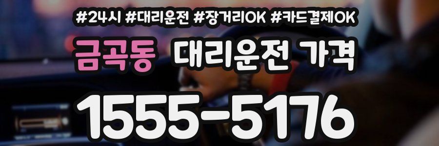 금곡동 대리운전 가격