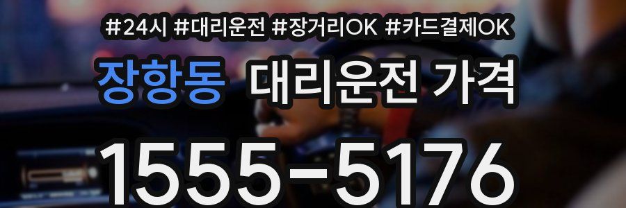 장항동 대리운전 가격