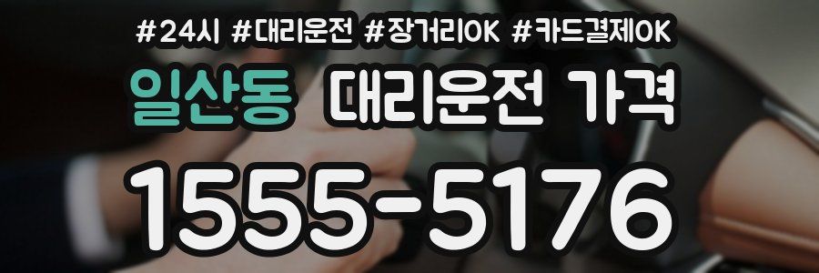 일산동 대리운전 가격
