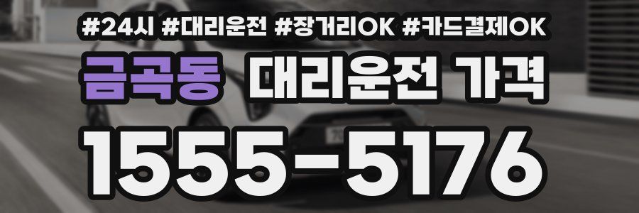 금곡동 대리운전 가격