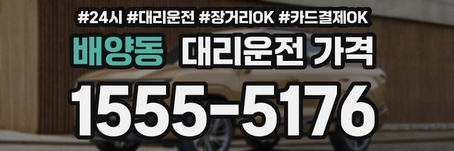 배양동 대리운전 가격