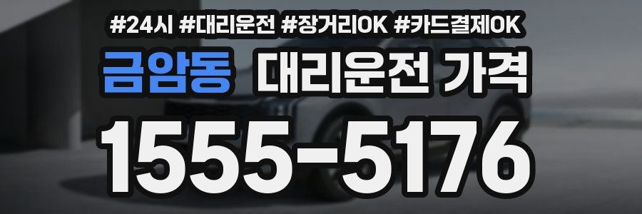 금암동 대리운전 가격