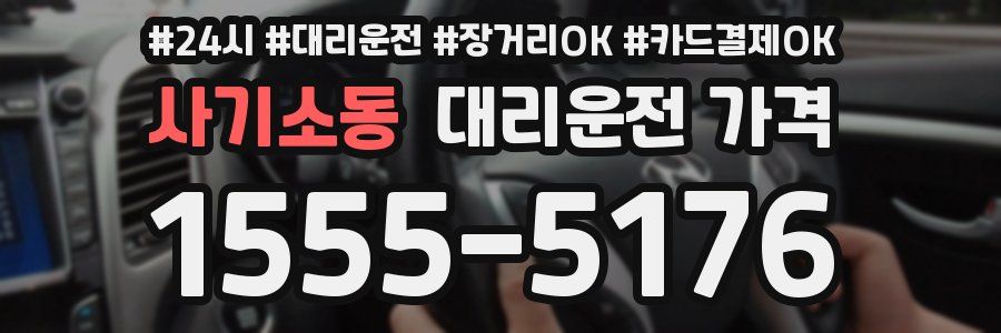 사기소동 대리운전 가격