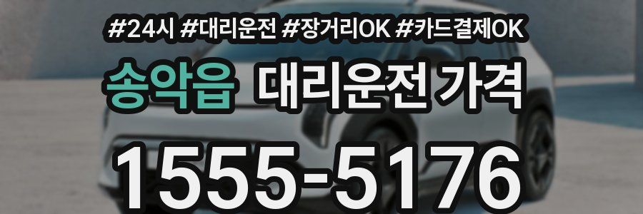 송악읍 대리운전 가격