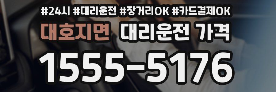 대호지면 대리운전 가격