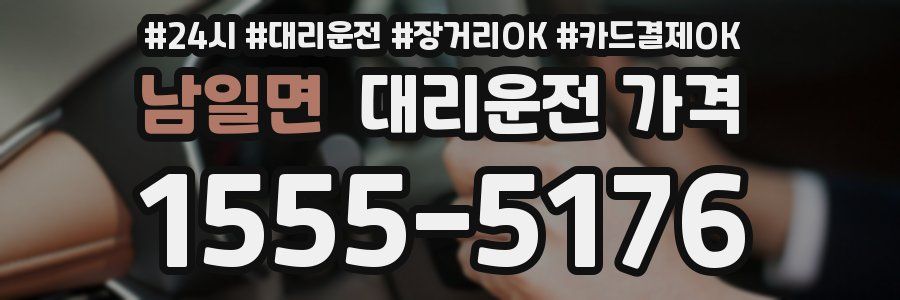 남일면 대리운전 가격