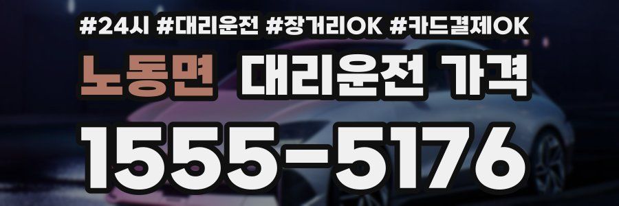 노동면 대리운전 가격