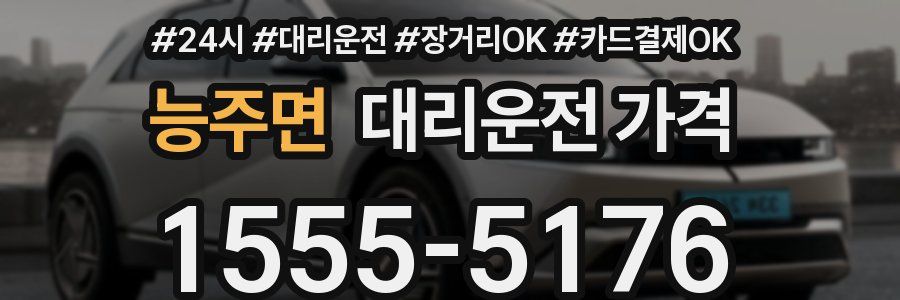 능주면 대리운전 가격