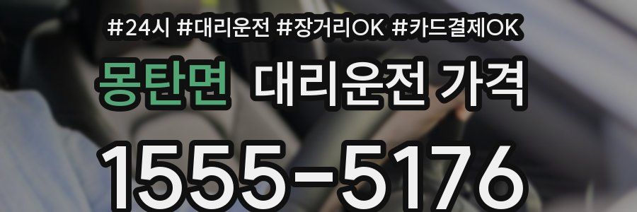 몽탄면 대리운전 가격