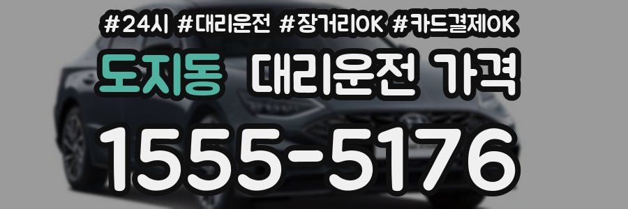 도지동 대리운전 가격