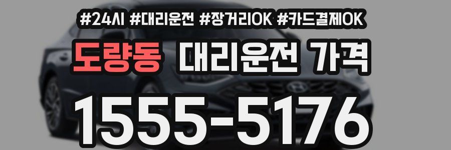 도량동 대리운전 가격
