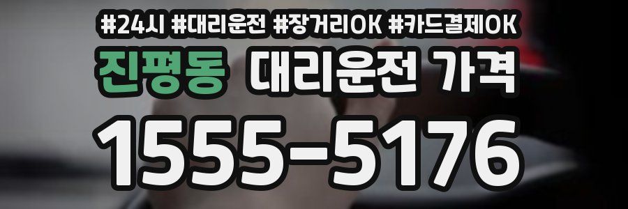 진평동 대리운전 가격
