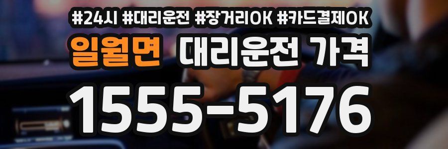 일월면 대리운전 가격