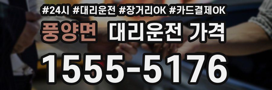 풍양면 대리운전 가격