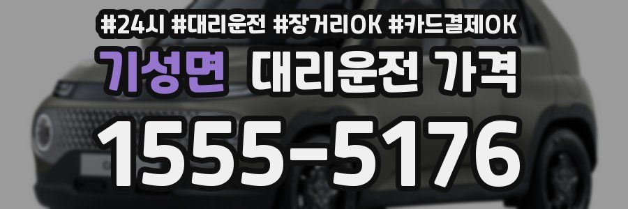 기성면 대리운전 가격