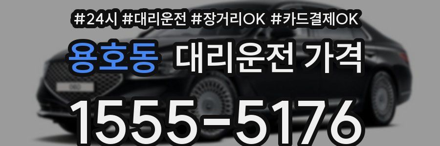 용호동 대리운전 가격