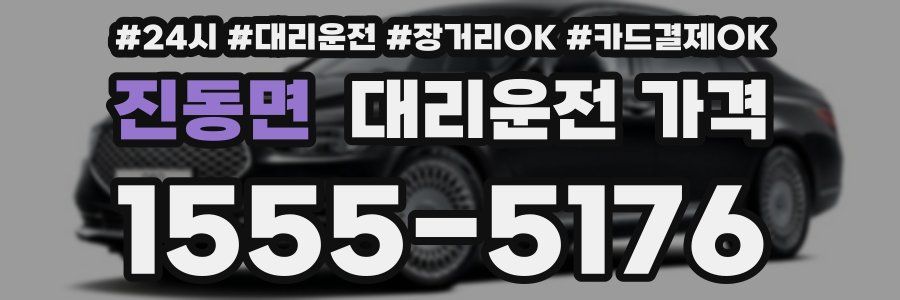 진동면 대리운전 가격