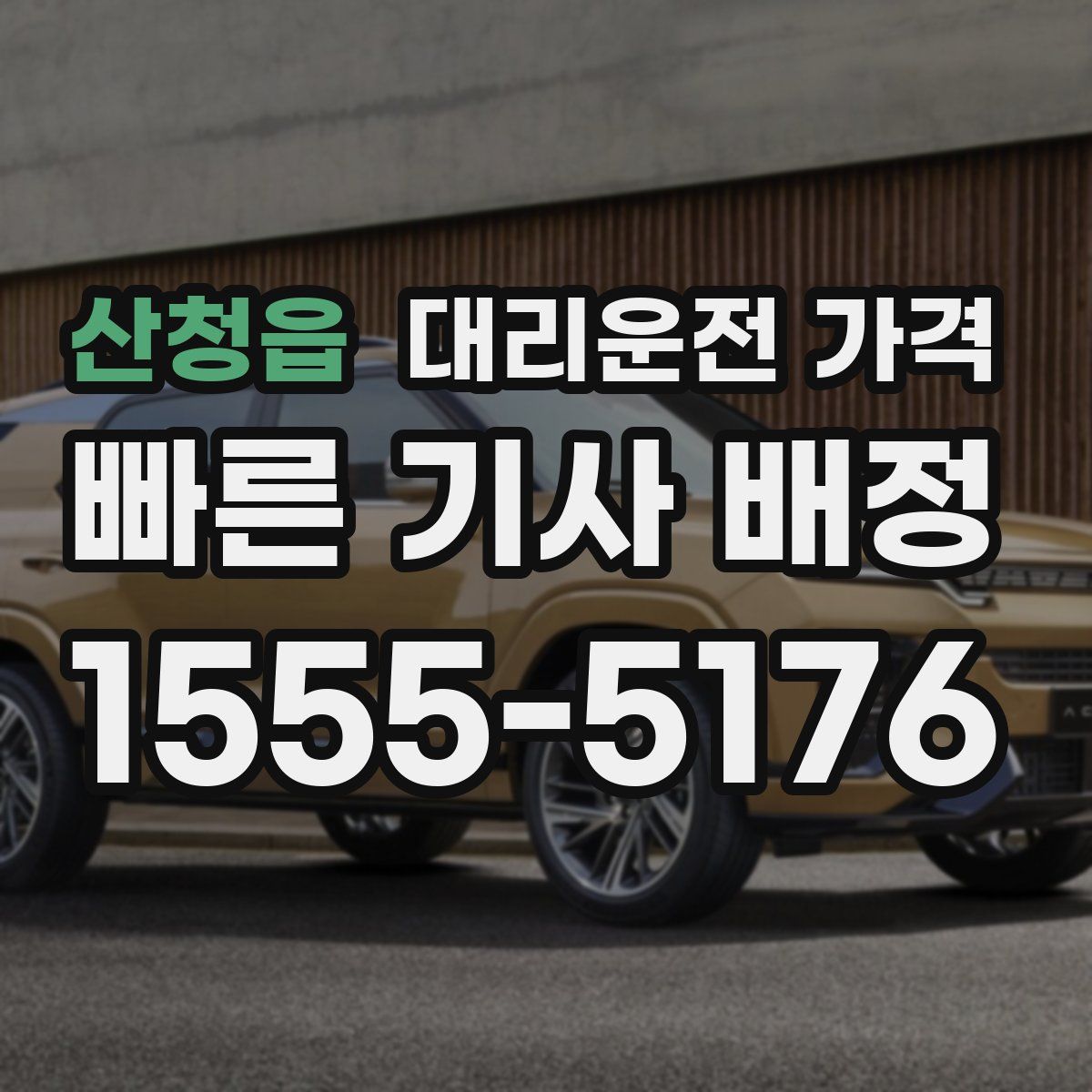 산청읍 대리운전