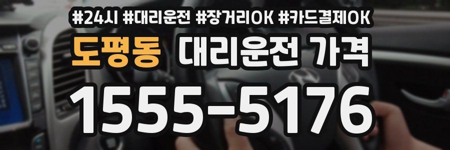 도평동 대리운전 가격