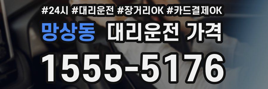 망상동 대리운전 가격