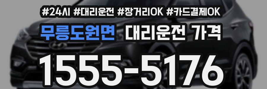 무릉도원면 대리운전 가격
