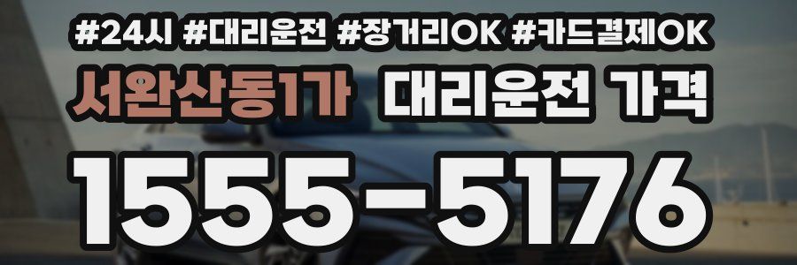 서완산동1가 대리운전 가격