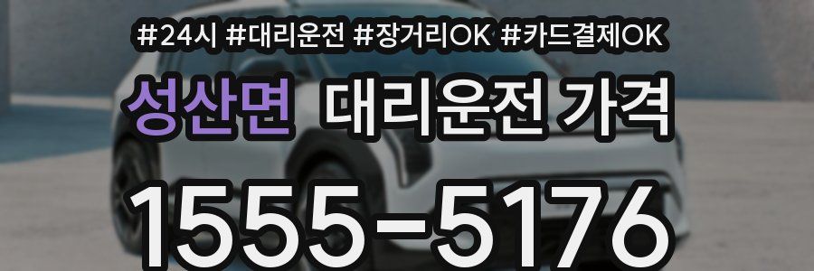 성산면 대리운전 가격