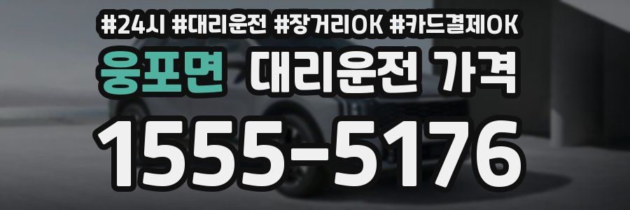 웅포면 대리운전 가격