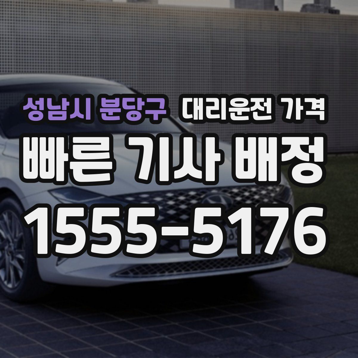 성남시 분당구 대리운전