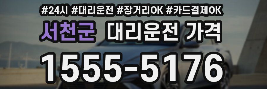 서천군 대리운전 가격