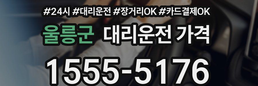 울릉군 대리운전 가격
