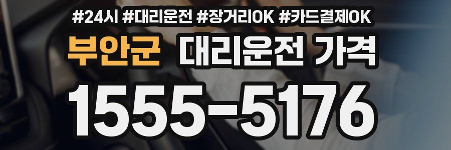 부안군 대리운전 가격