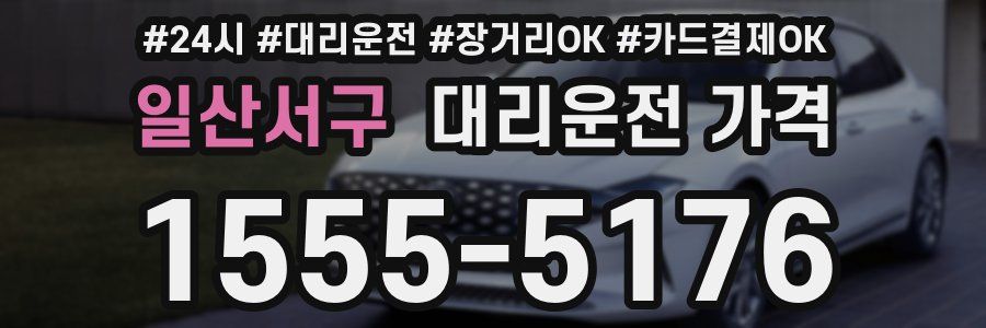 일산서구 대리운전 가격