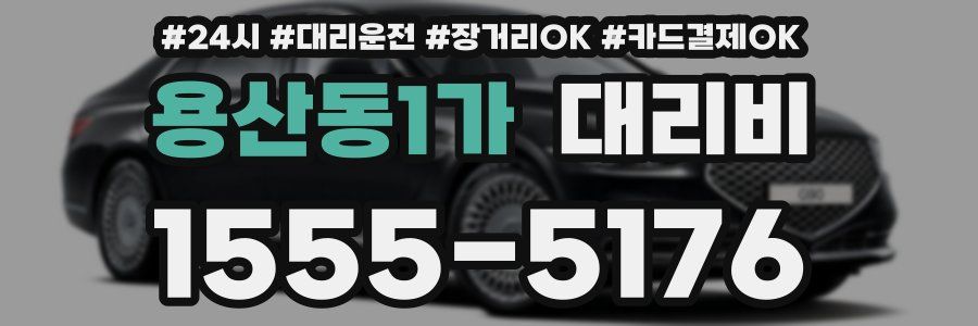 용산동1가 대리비