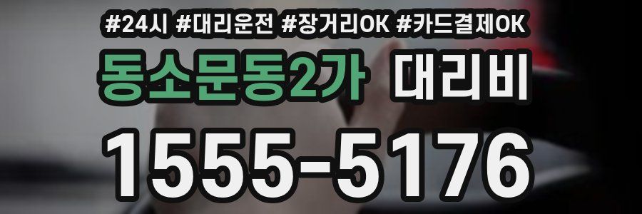 동소문동2가 대리비