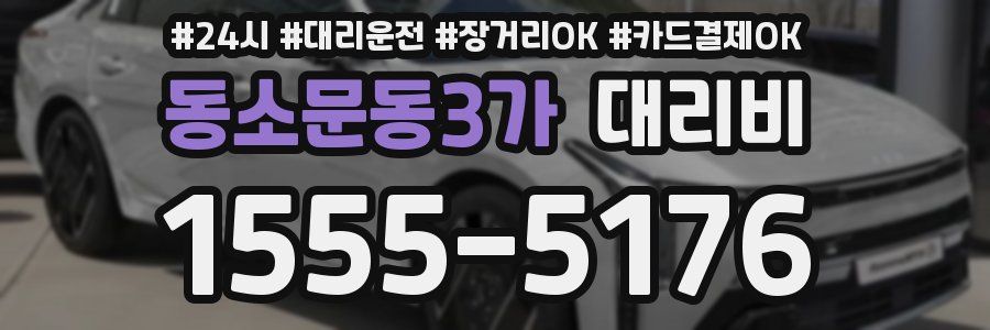 동소문동3가 대리비