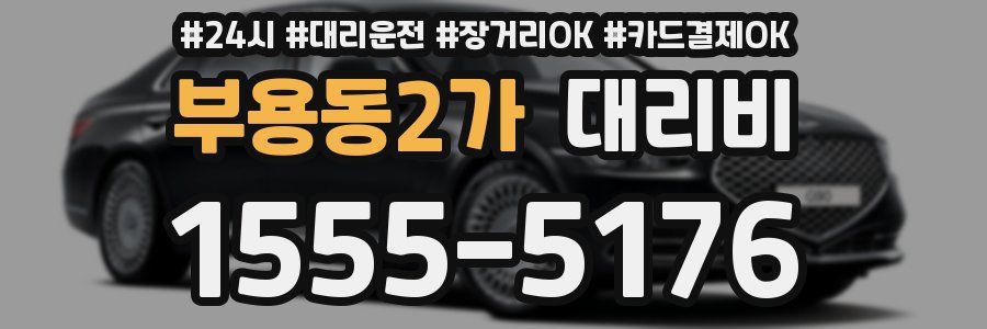 부용동2가 대리비