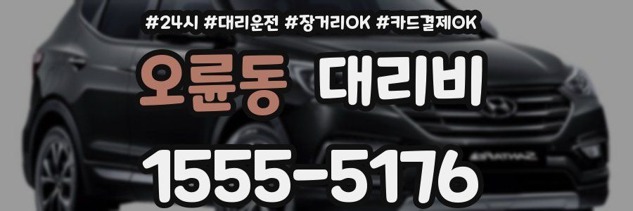 오륜동 대리비
