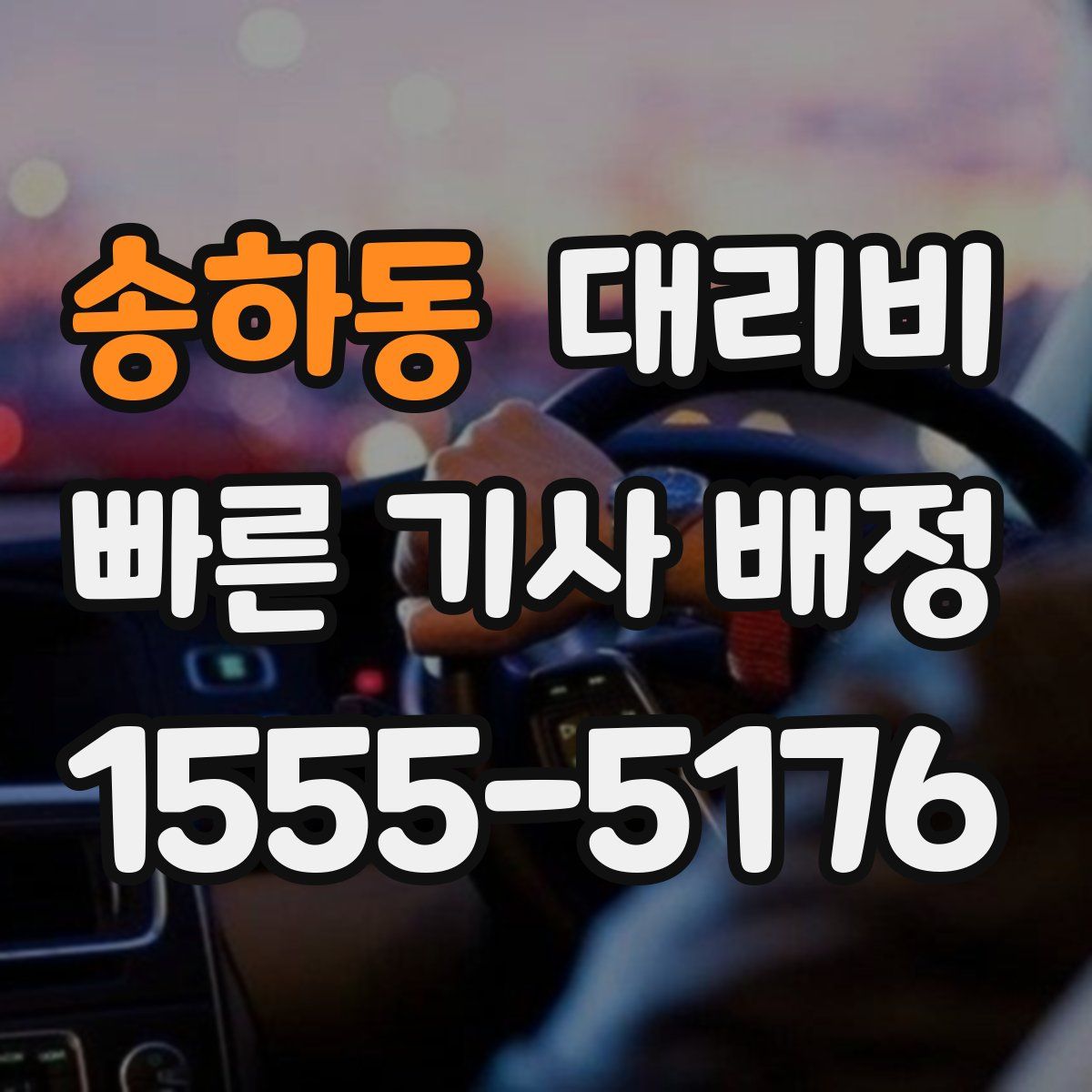 송하동 대리운전