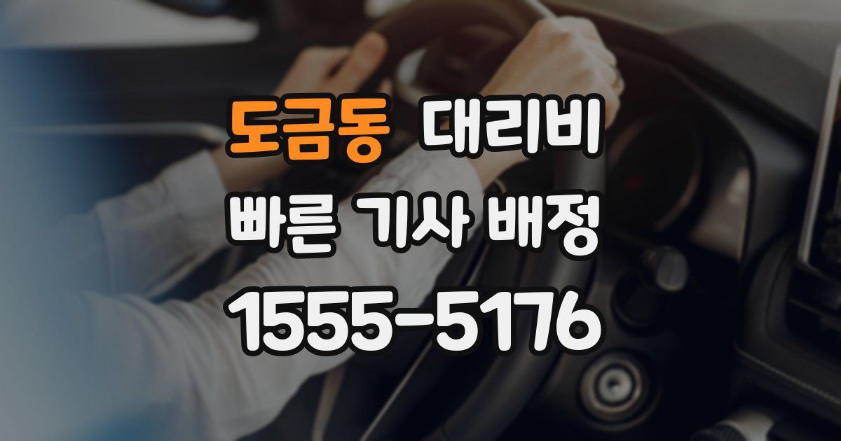 도금동 대리운전 가격