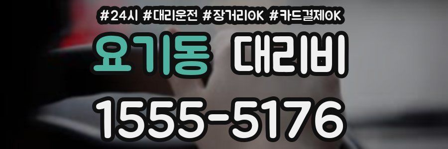 요기동 대리비