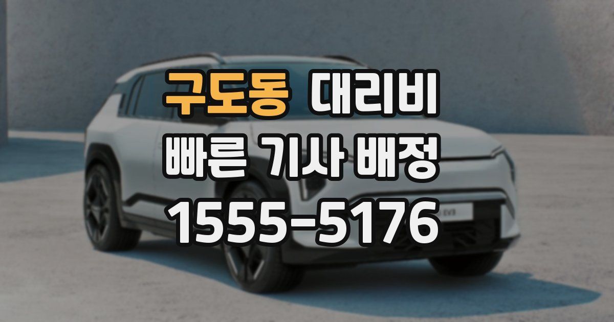 구도동 대리운전 가격