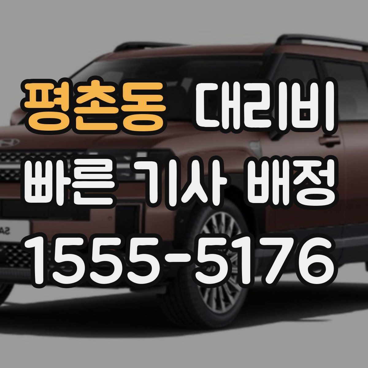 평촌동 대리비 확인하고 우천 할증 여부도 함께 보세요