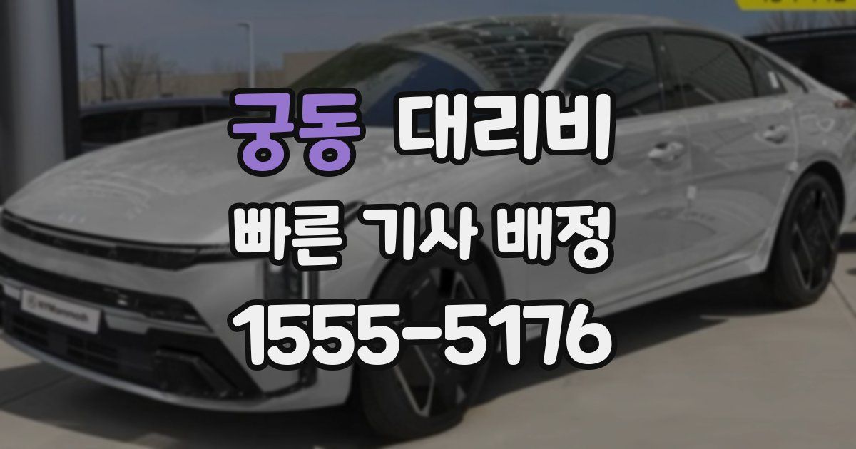 궁동 대리운전 가격