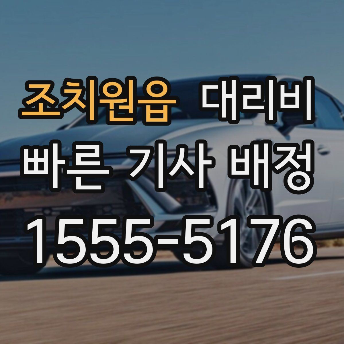 조치원읍 대리비 단거리와 장거리 체감 차이