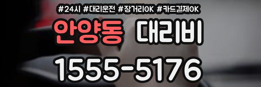 안양동 대리비