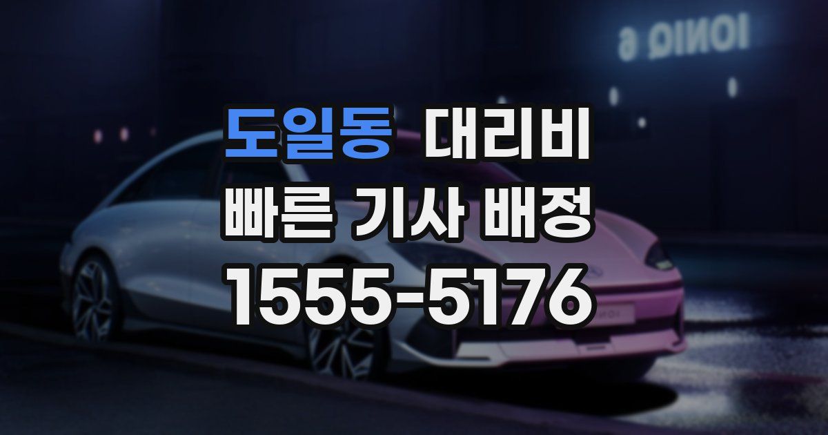 도일동 대리운전 가격