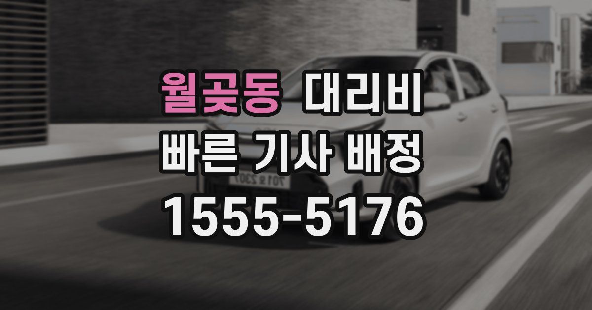 월곶동 대리운전 가격