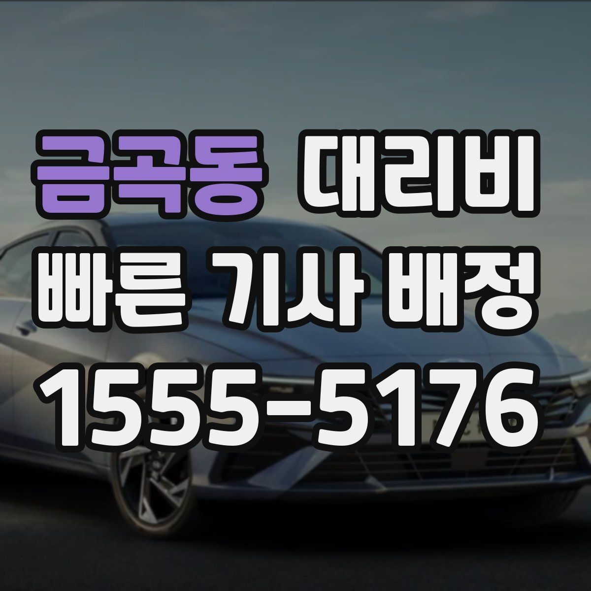 금곡동 대리비 폭설 예보 날에 달라질 수 있는지