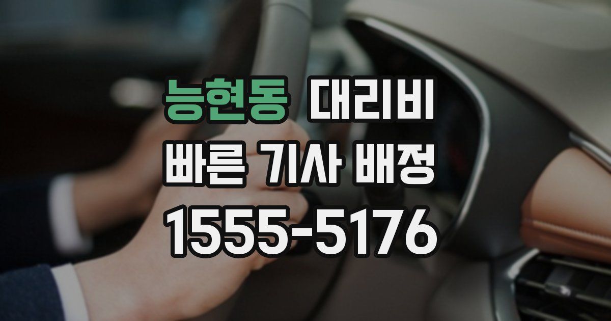 능현동 대리운전 가격